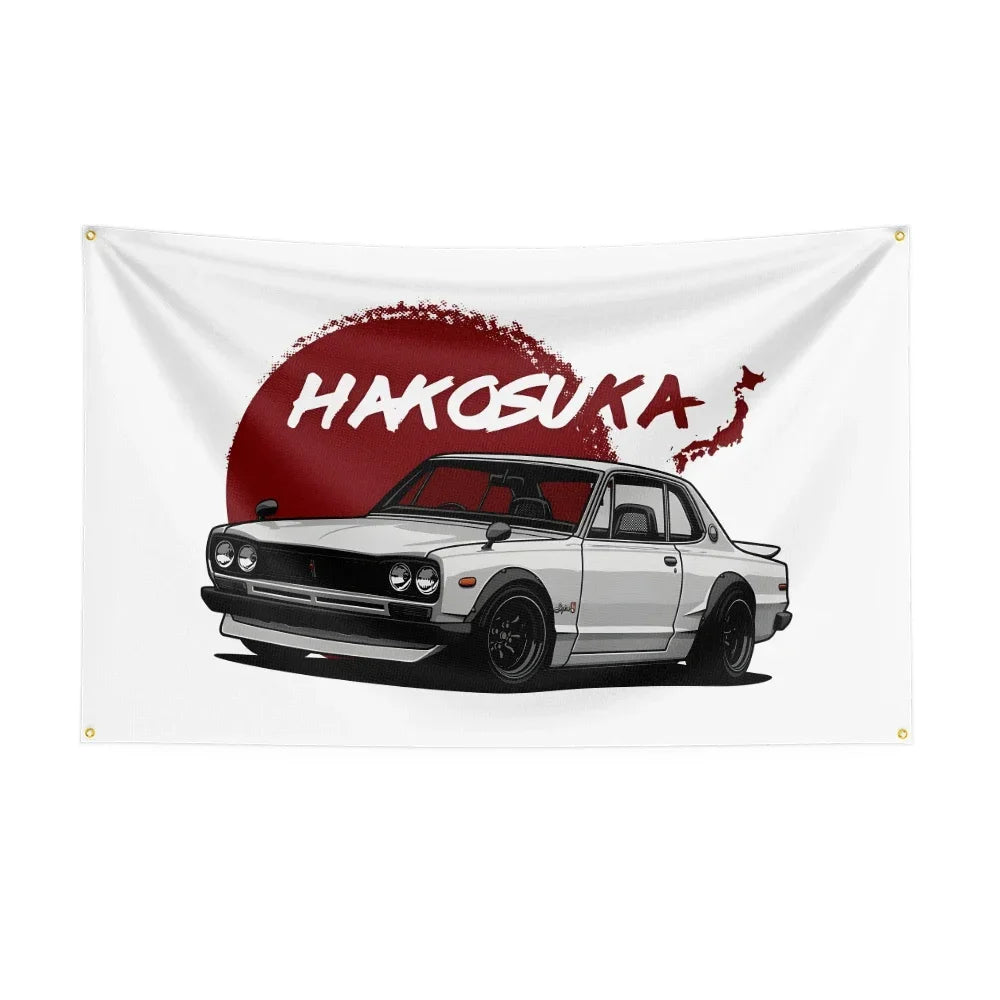 Datsun Hakosuka JDM Car Banner Flag