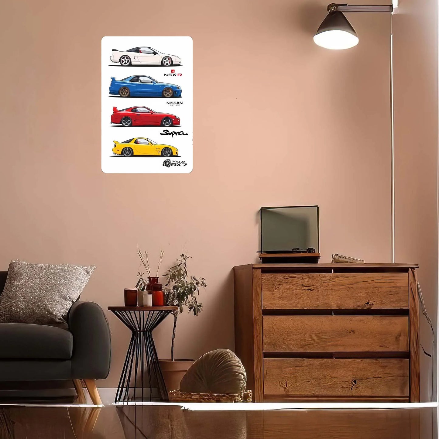 JDM Cars Metal Poster