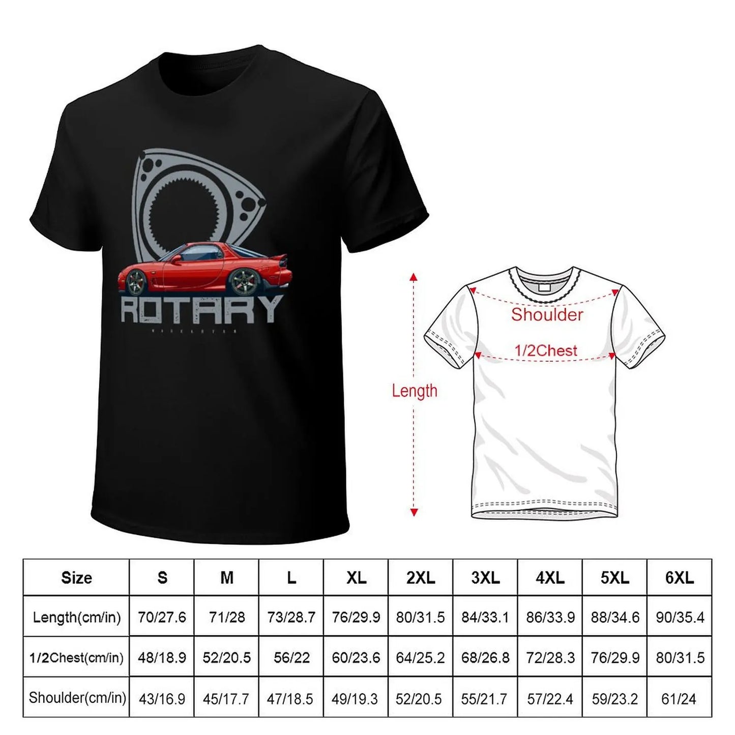 Mazda RX7 Rotary JDM T-Shirt