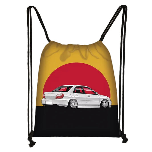 Subaru WRX STI Japan JDM Racing Drawstring Bag