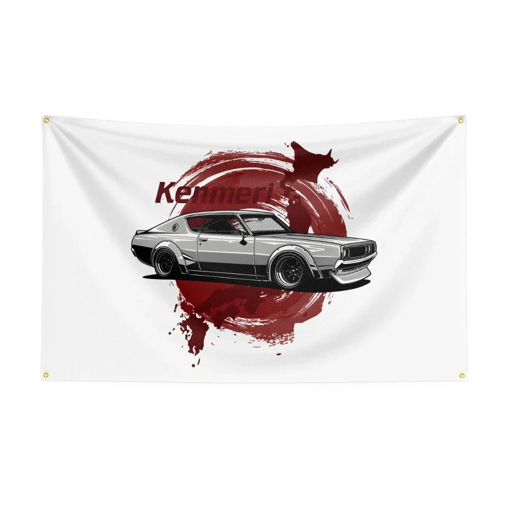 Datsun JDM Car Banner Flag