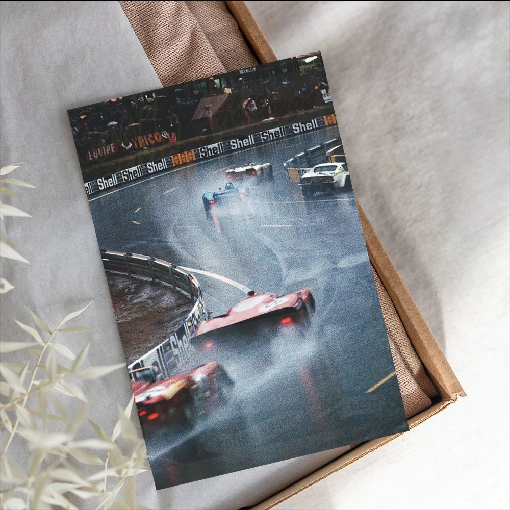 10Pcs JDM Car Racing Posters